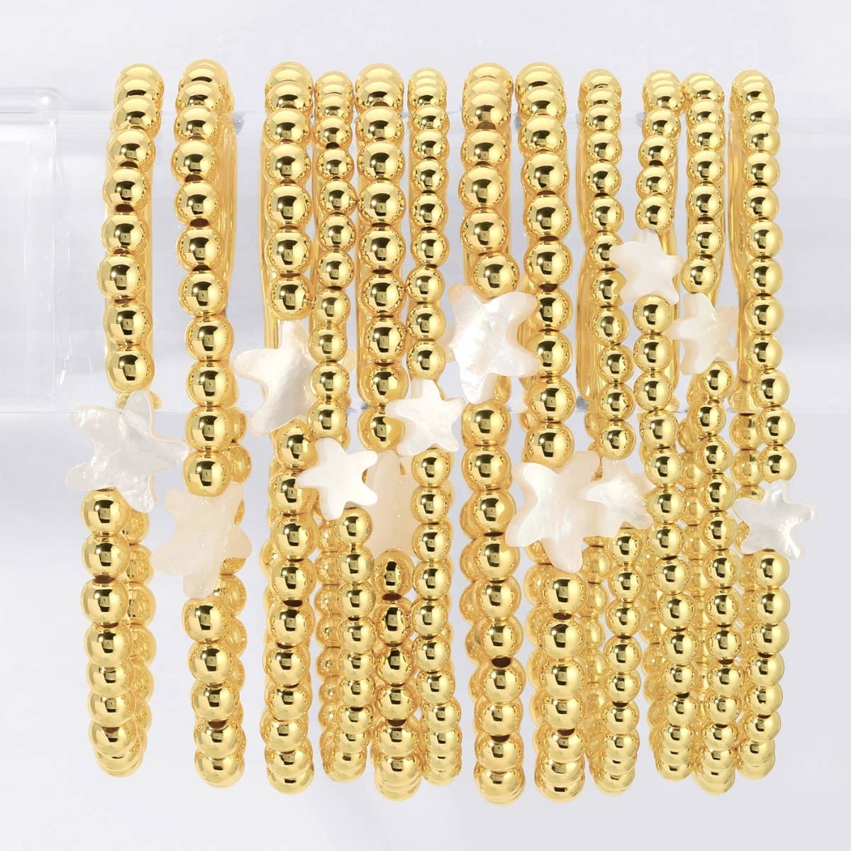 Pearl Starfish Stretch Bracelet