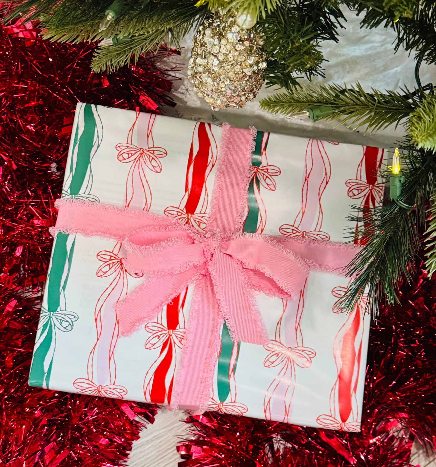Wrapping Paper - Pink Bows