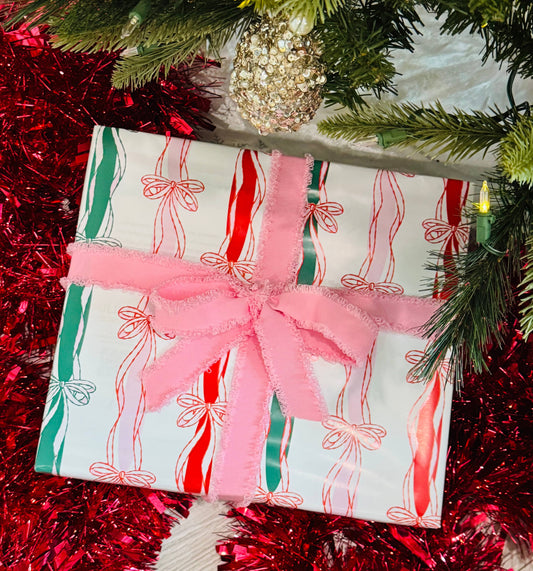 Wrapping Paper - Pink Bows