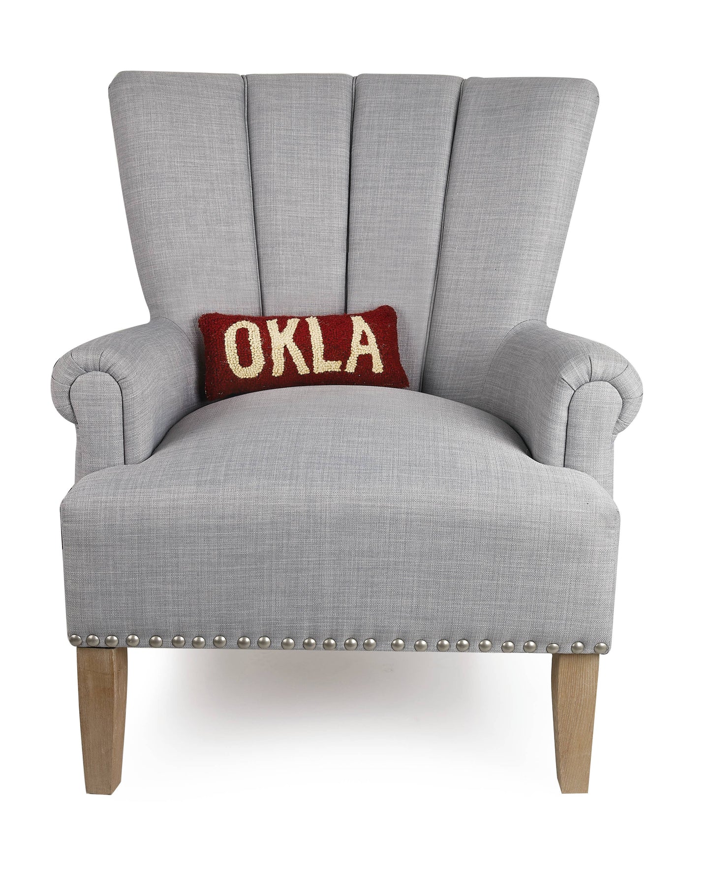 Okla Red/White Pillow