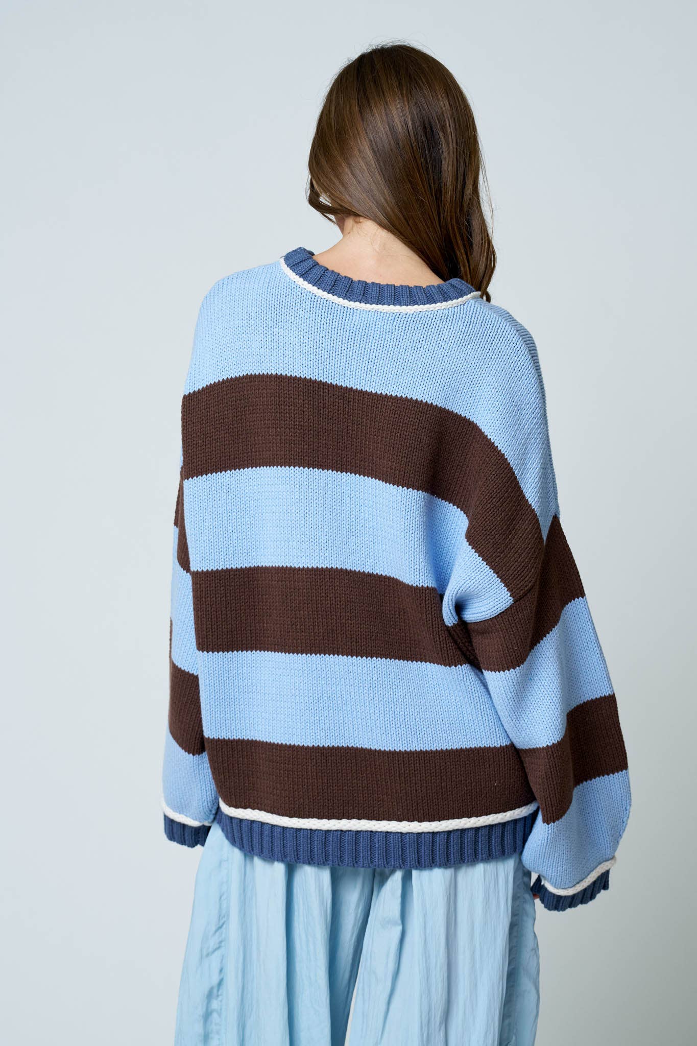 Blue Ridge Striped Sweater