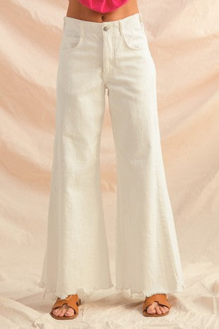 Whitney White Flared Jeans
