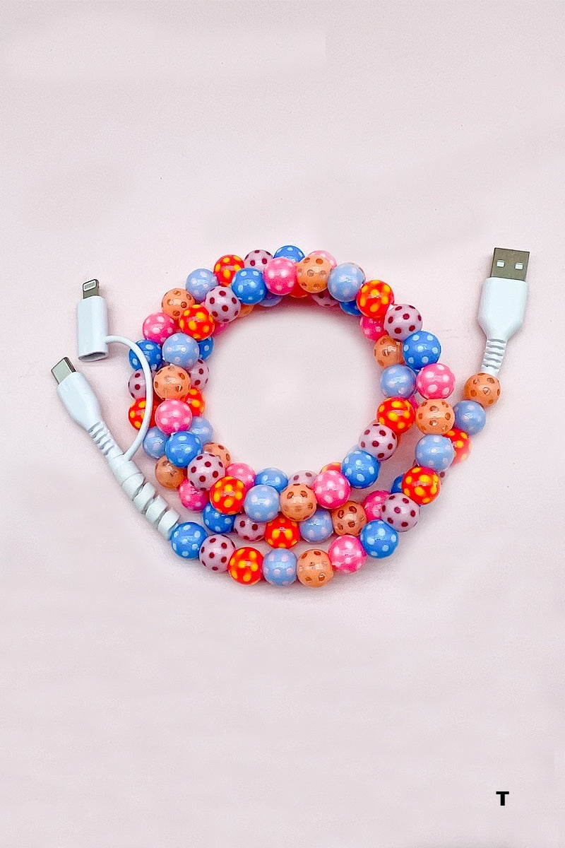 Beaded Cord Phone Charger