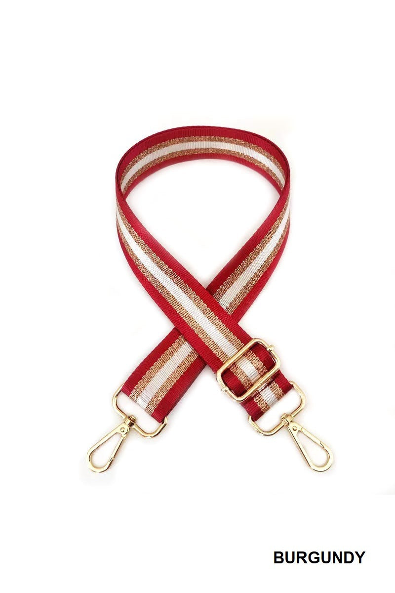 Game Day Striped Bag Strap