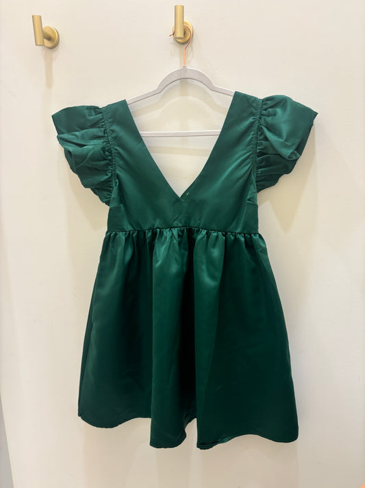 Jolly Emerald Mini Dress