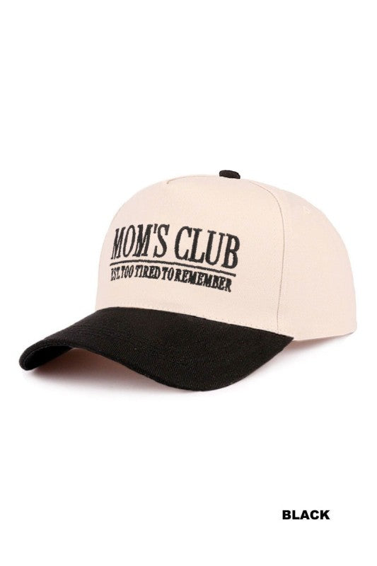 Mom’s Club Embroidered Hat