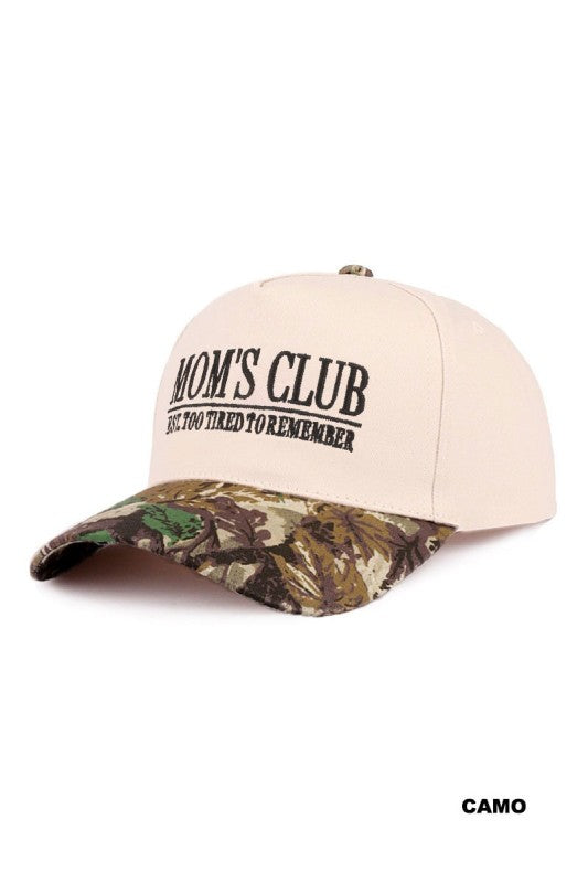 Mom’s Club Embroidered Hat