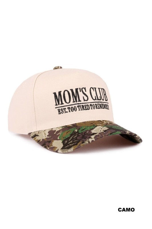Mom’s Club Embroidered Hat