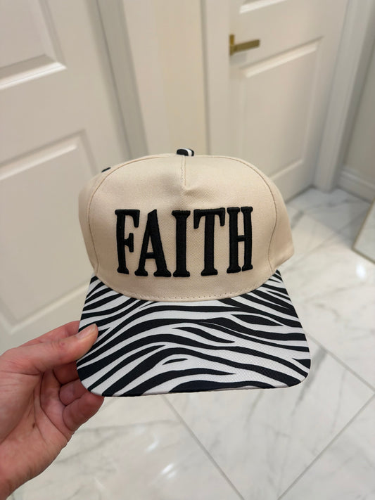 FAITH Zebra Hat