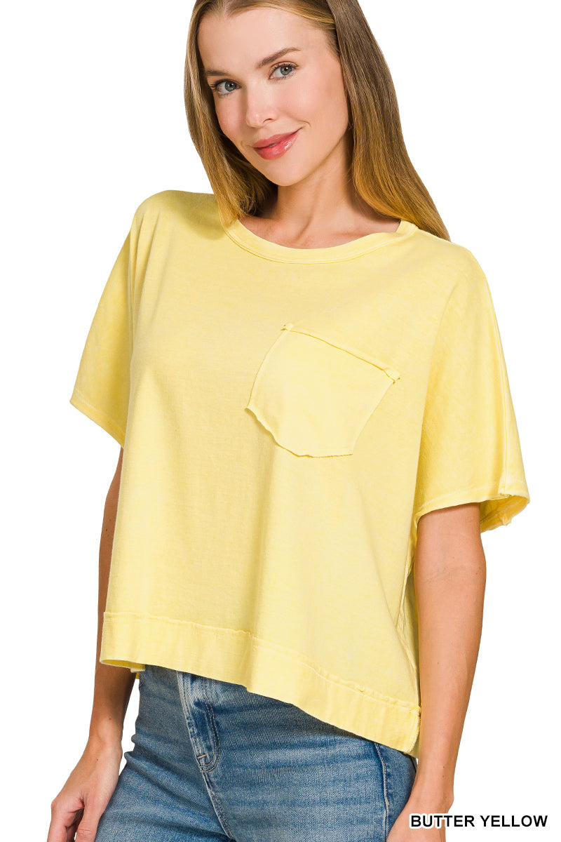 Yellow Pocket Top
