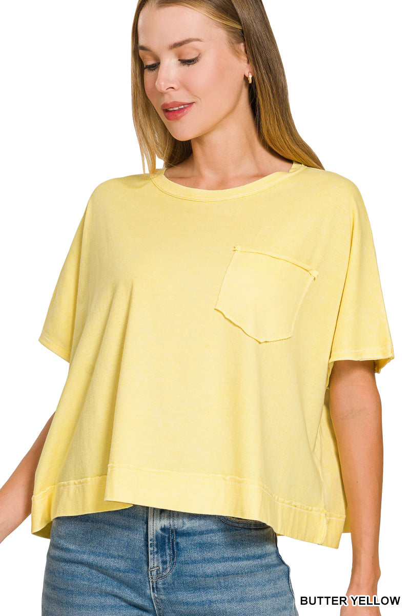 Yellow Pocket Top