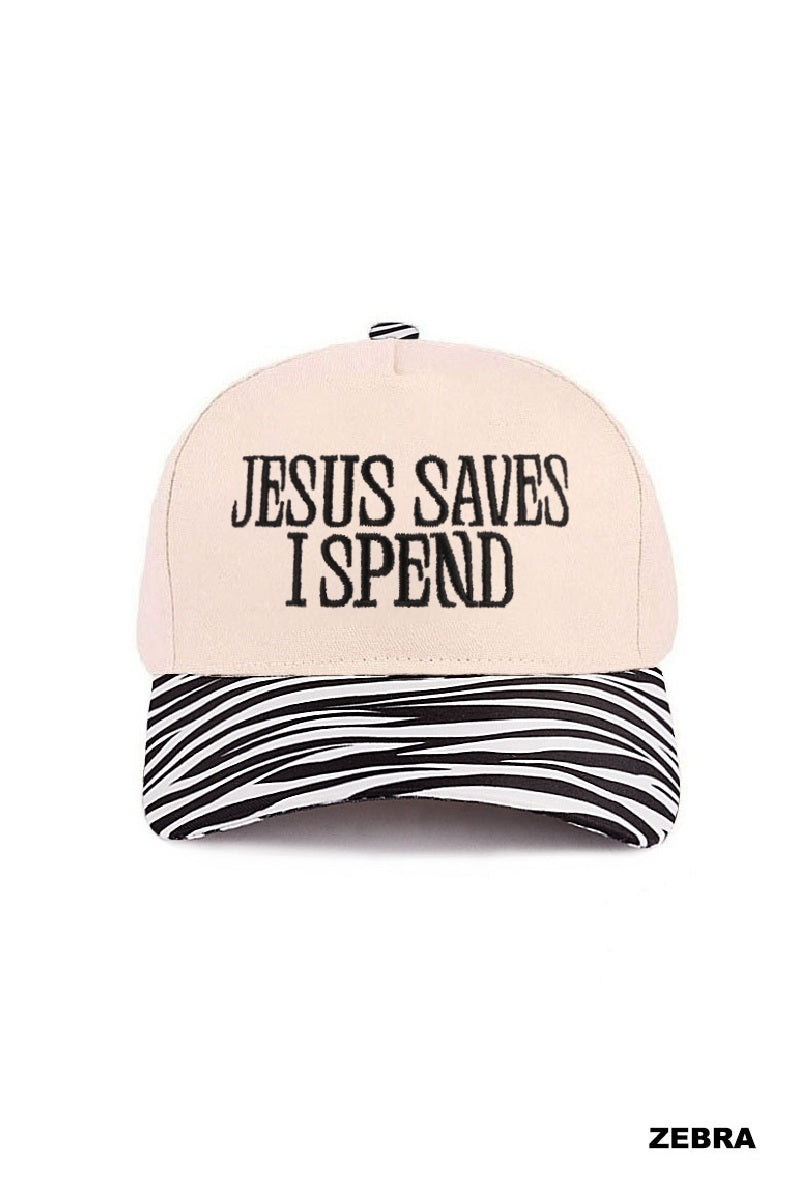 Jesus Saves Embroidered Hat