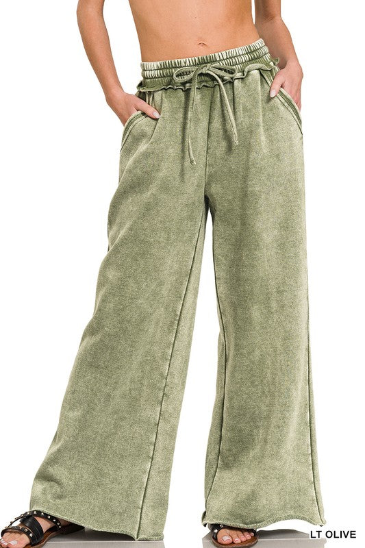 Cozy Girl Sweatpants - Olive