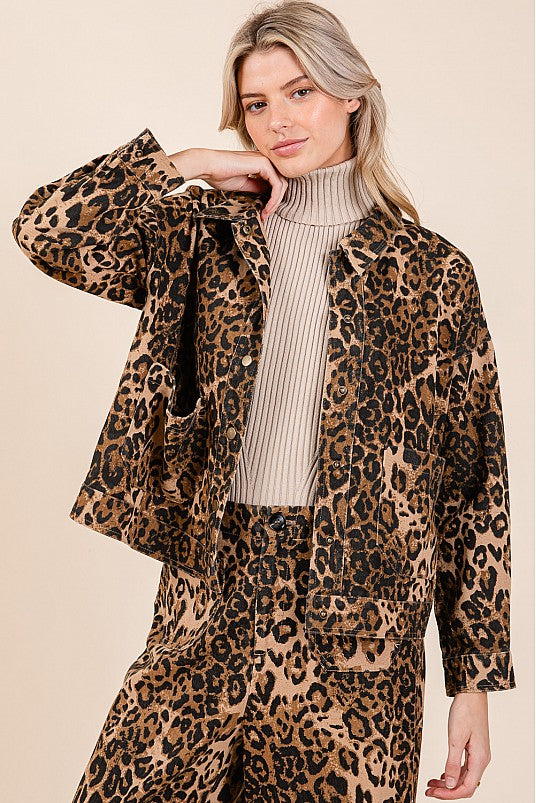 Lana Leopard Jacket
