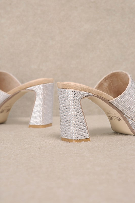 Amber Embellished Platform Sandals