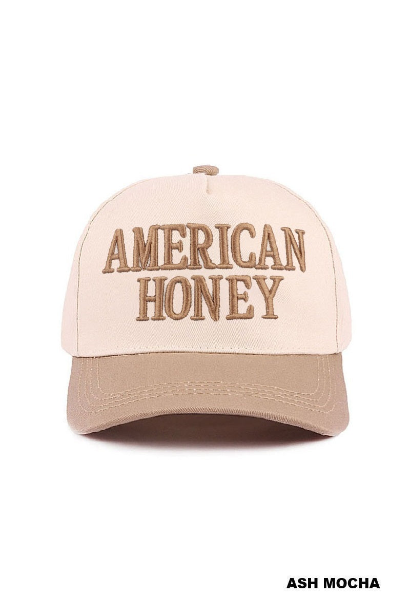 American Honey Embroidered Hat
