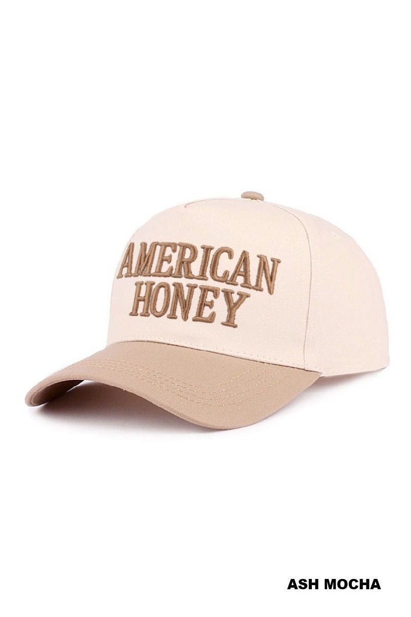 American Honey Embroidered Hat