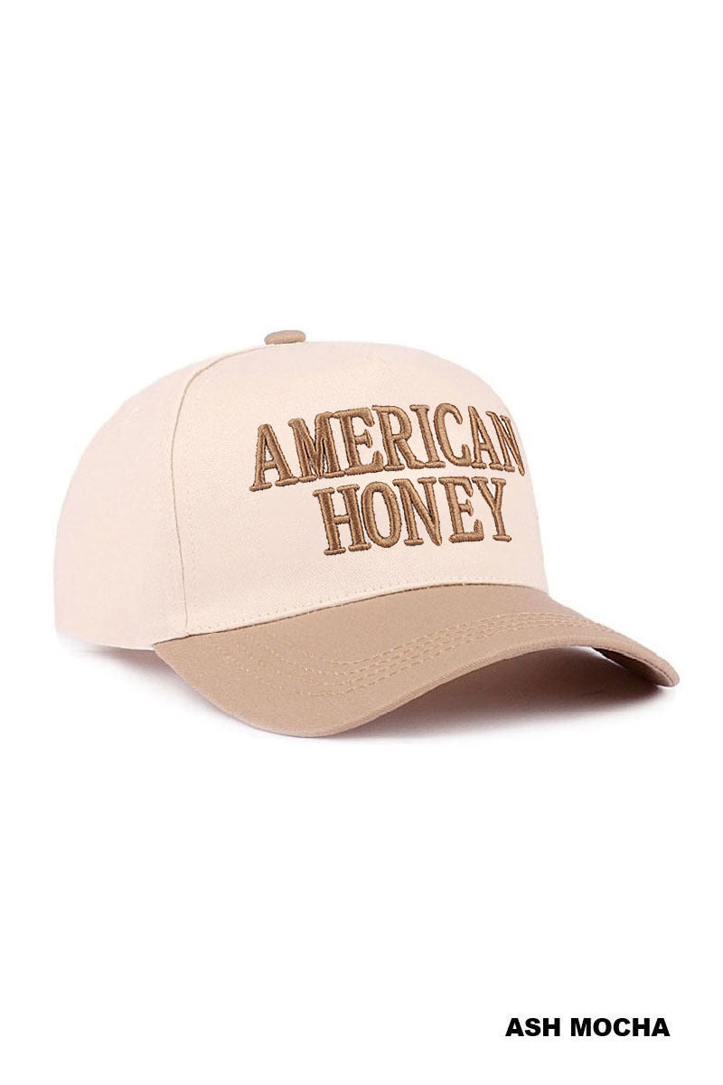 American Honey Embroidered Hat