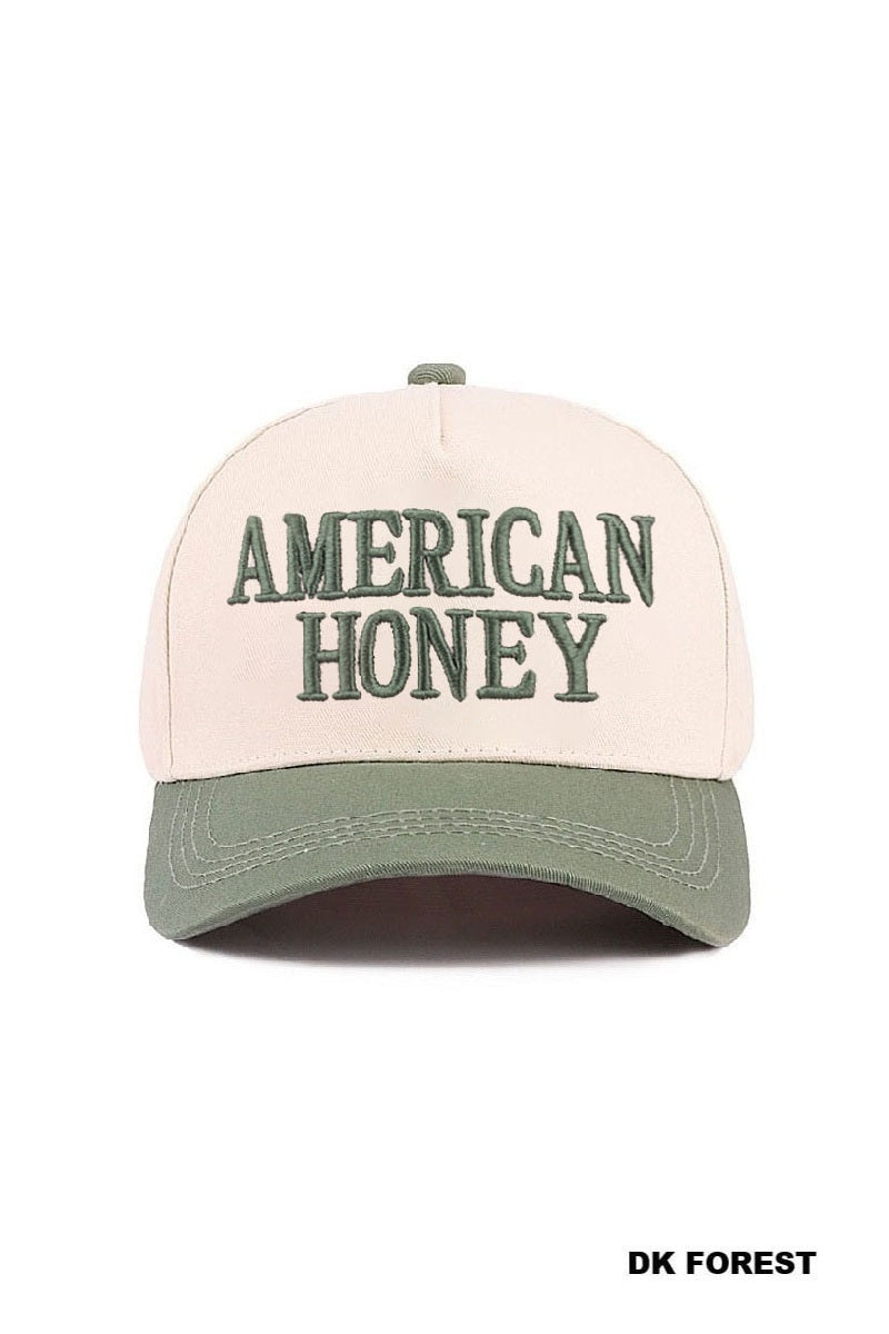 American Honey Embroidered Hat