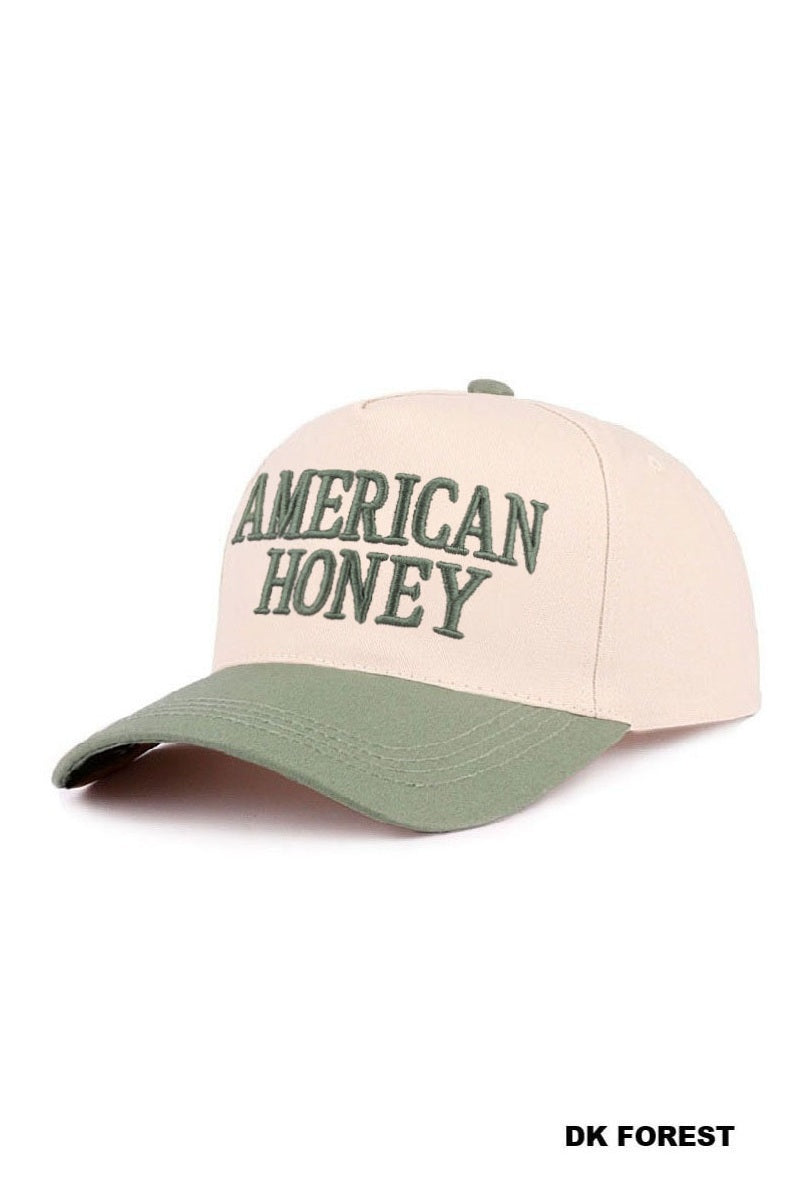 American Honey Embroidered Hat