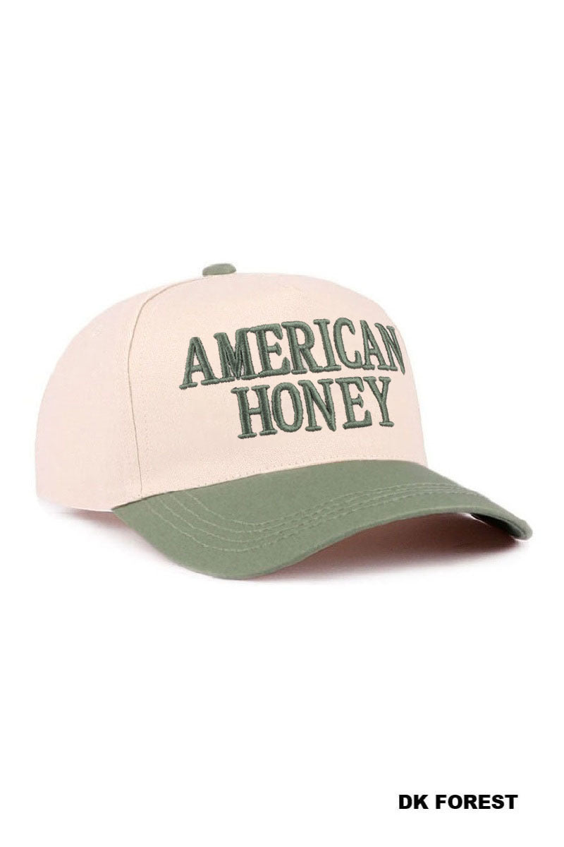 American Honey Embroidered Hat