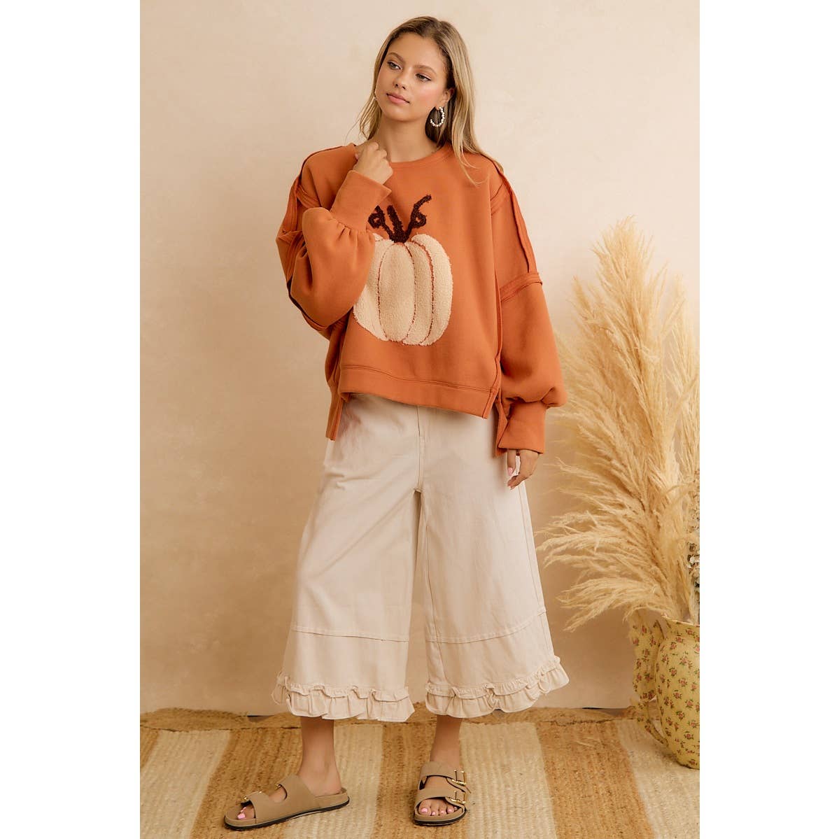 Pumpkin Patch Pullover Sweatshirt