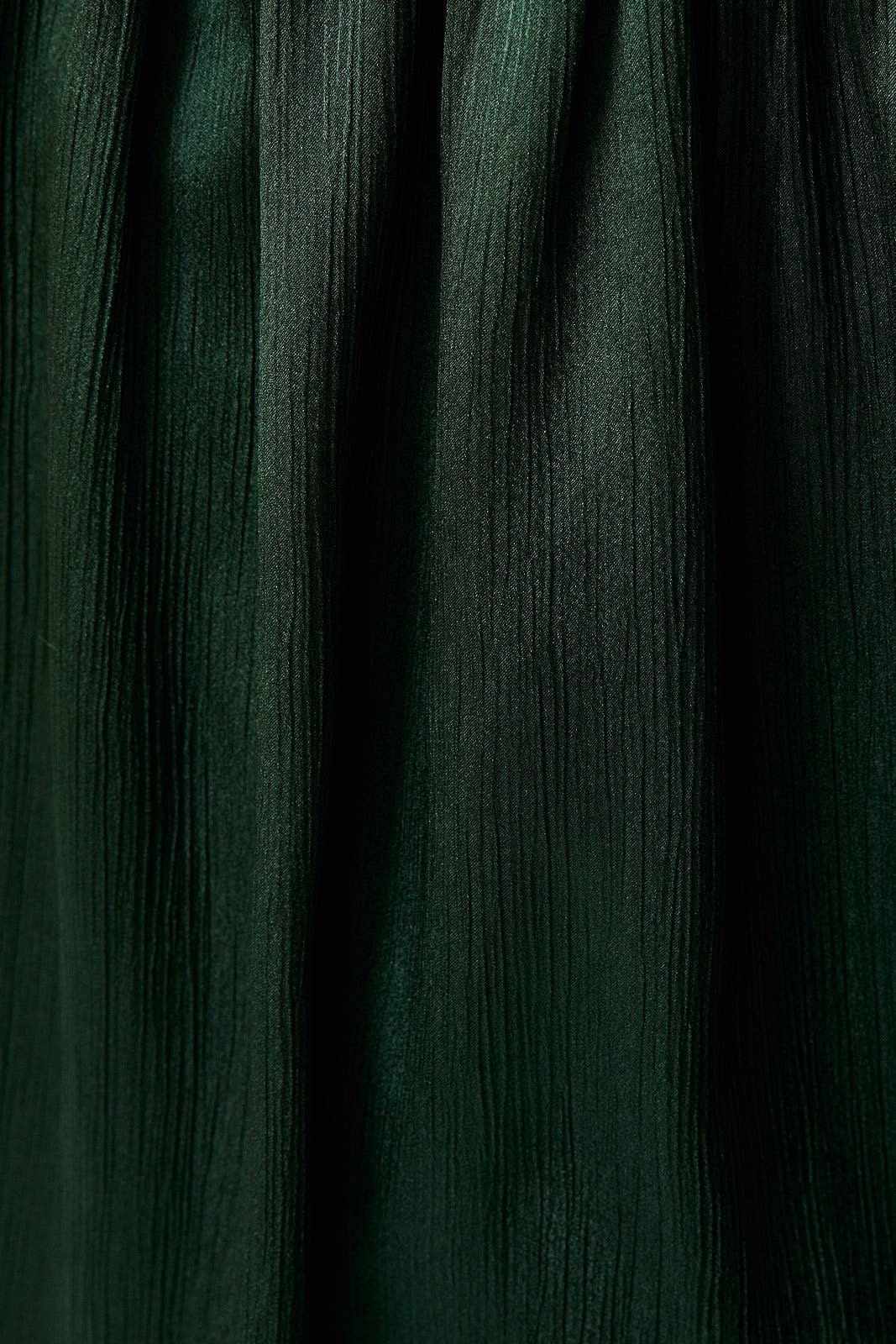 Emerald Satin Mini Dress