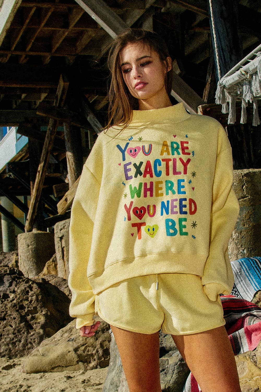 LIFEISGOOD Reversible Sweatshirt