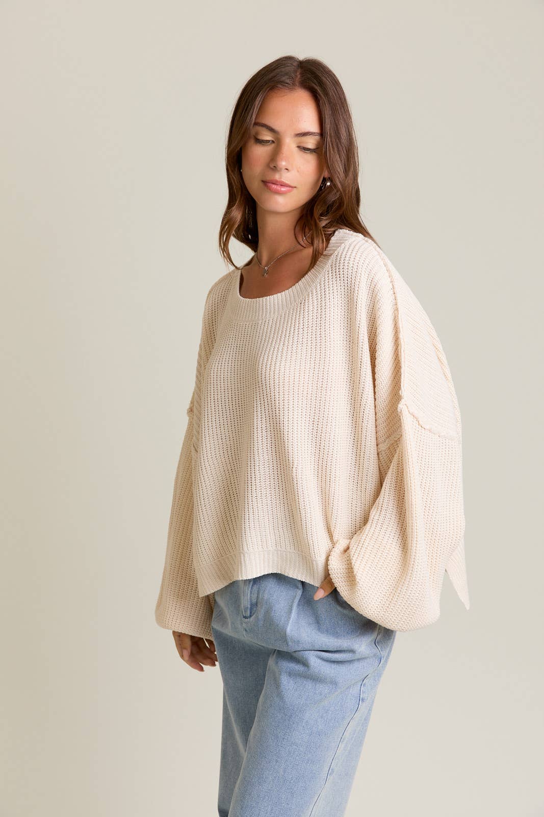 Ivory Pullover Sweater