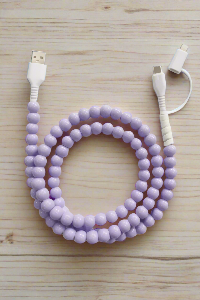 Beaded Cord Phone Charger