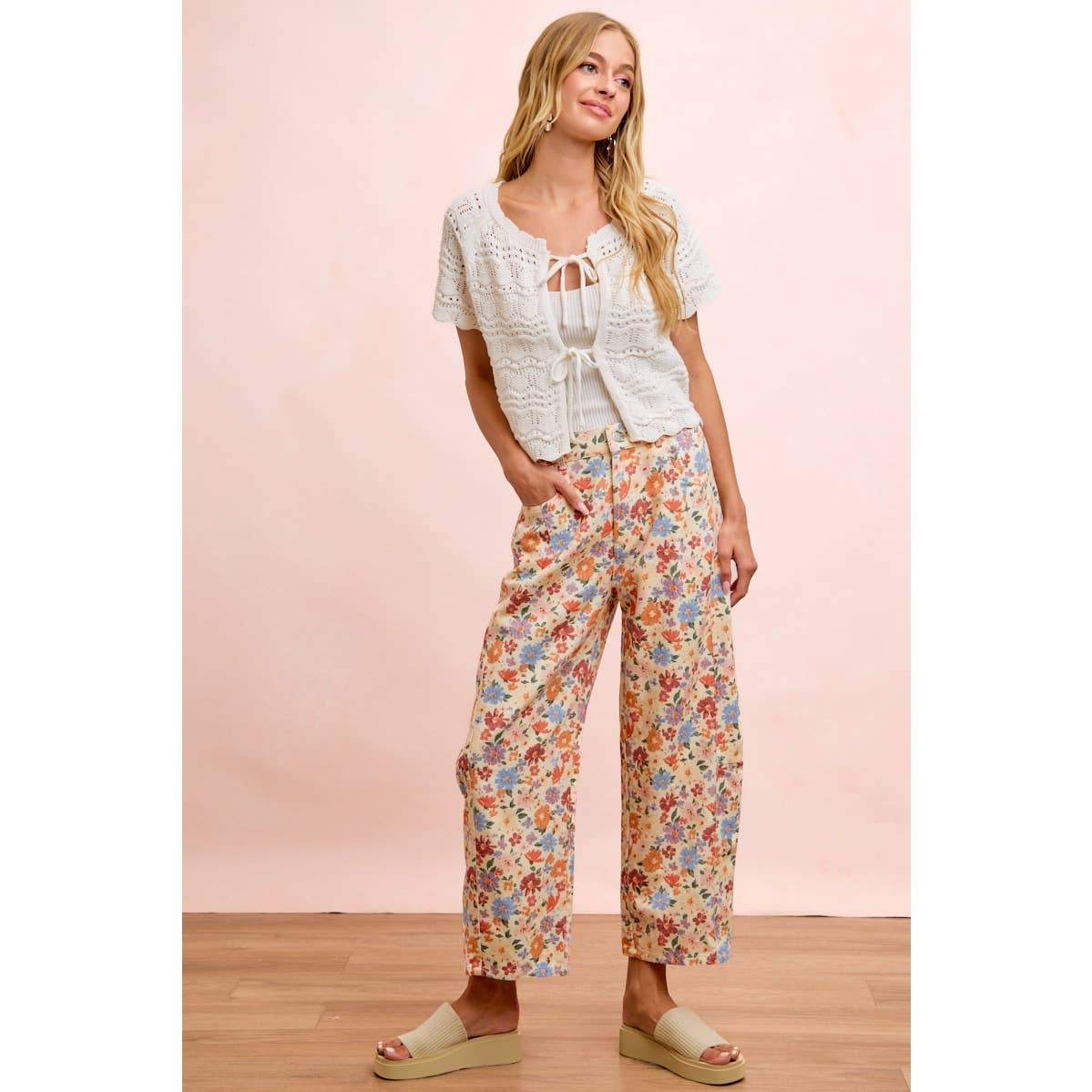 Prairie Petal Barrel Pants