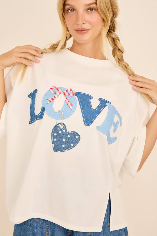 Love Patchwork Tee