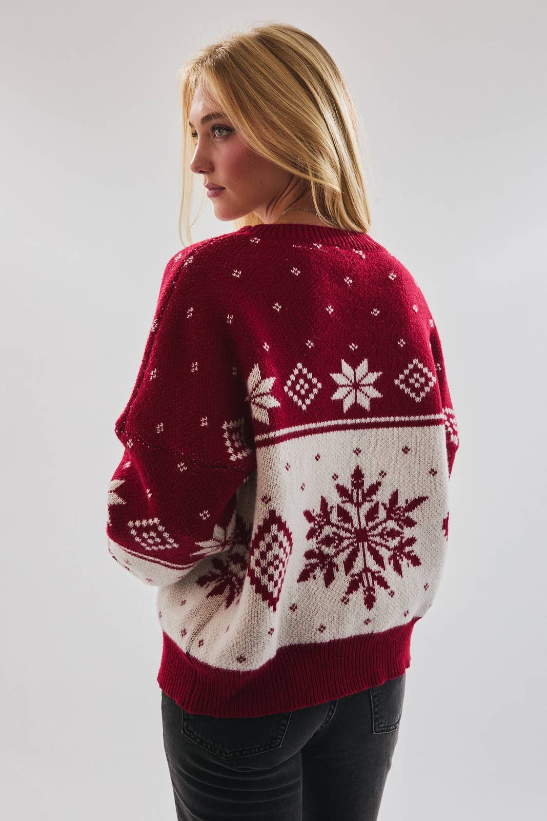 Burgundy Winter Sweater