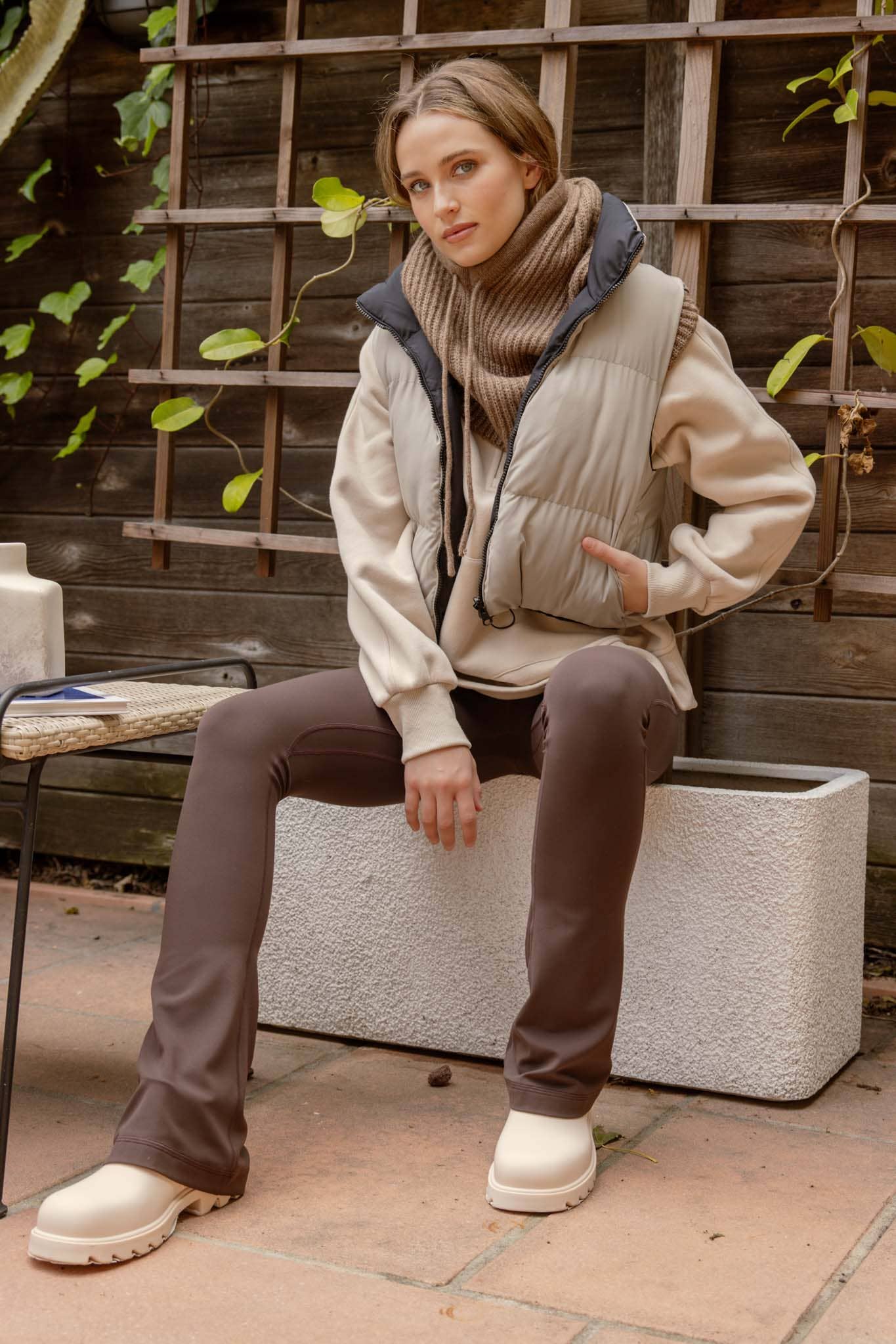 Green Reversible Puffer Vest