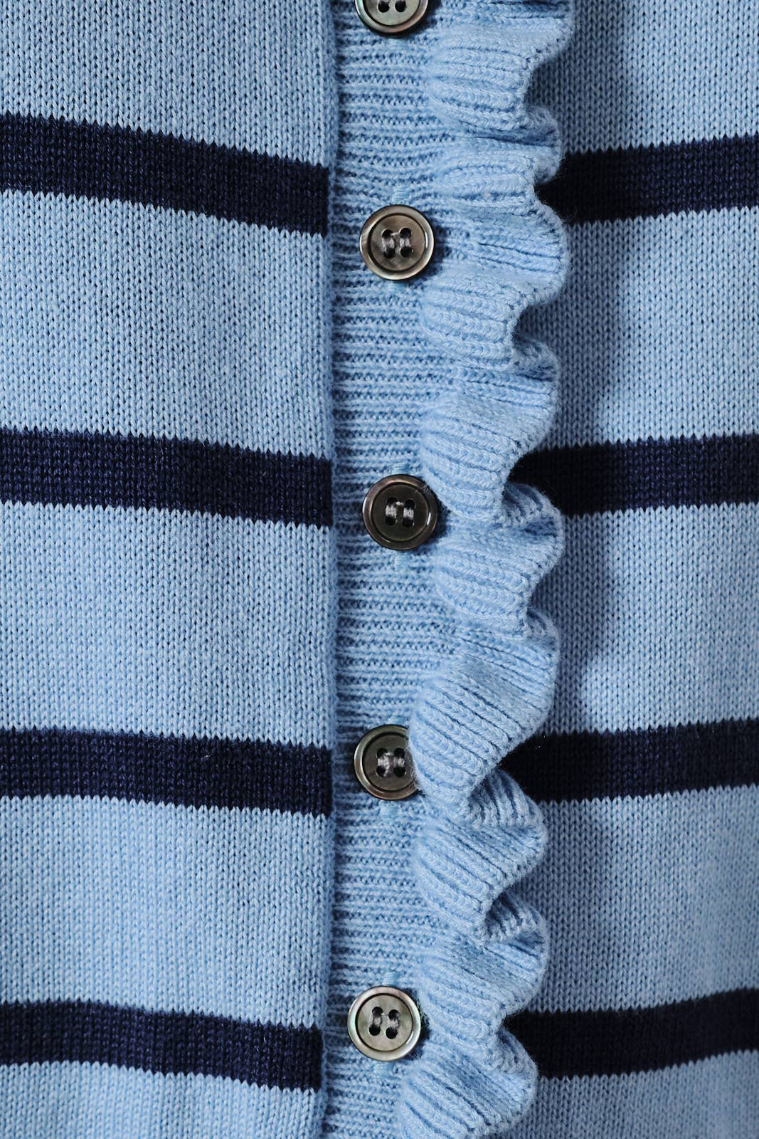 Two Tone Navy Stripe Cardigan