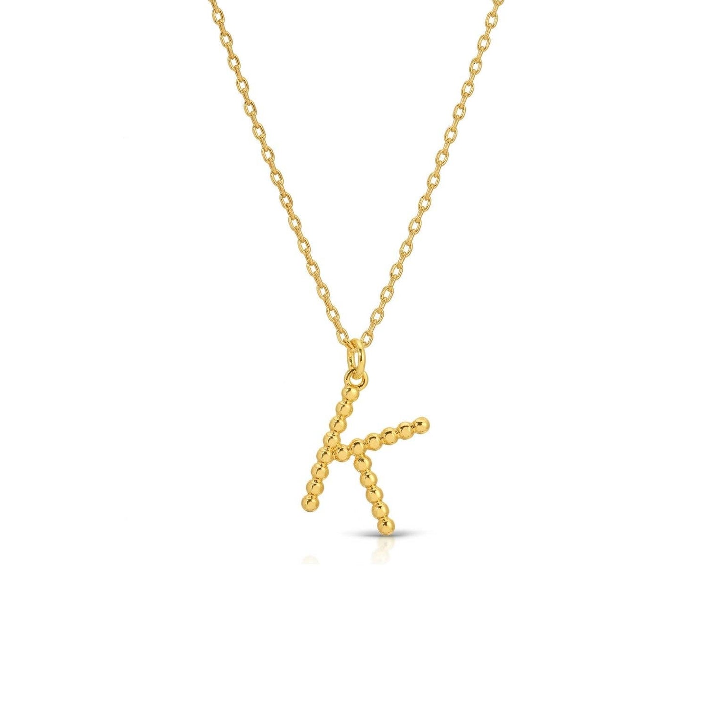 Delicate Gold Initial Pendant