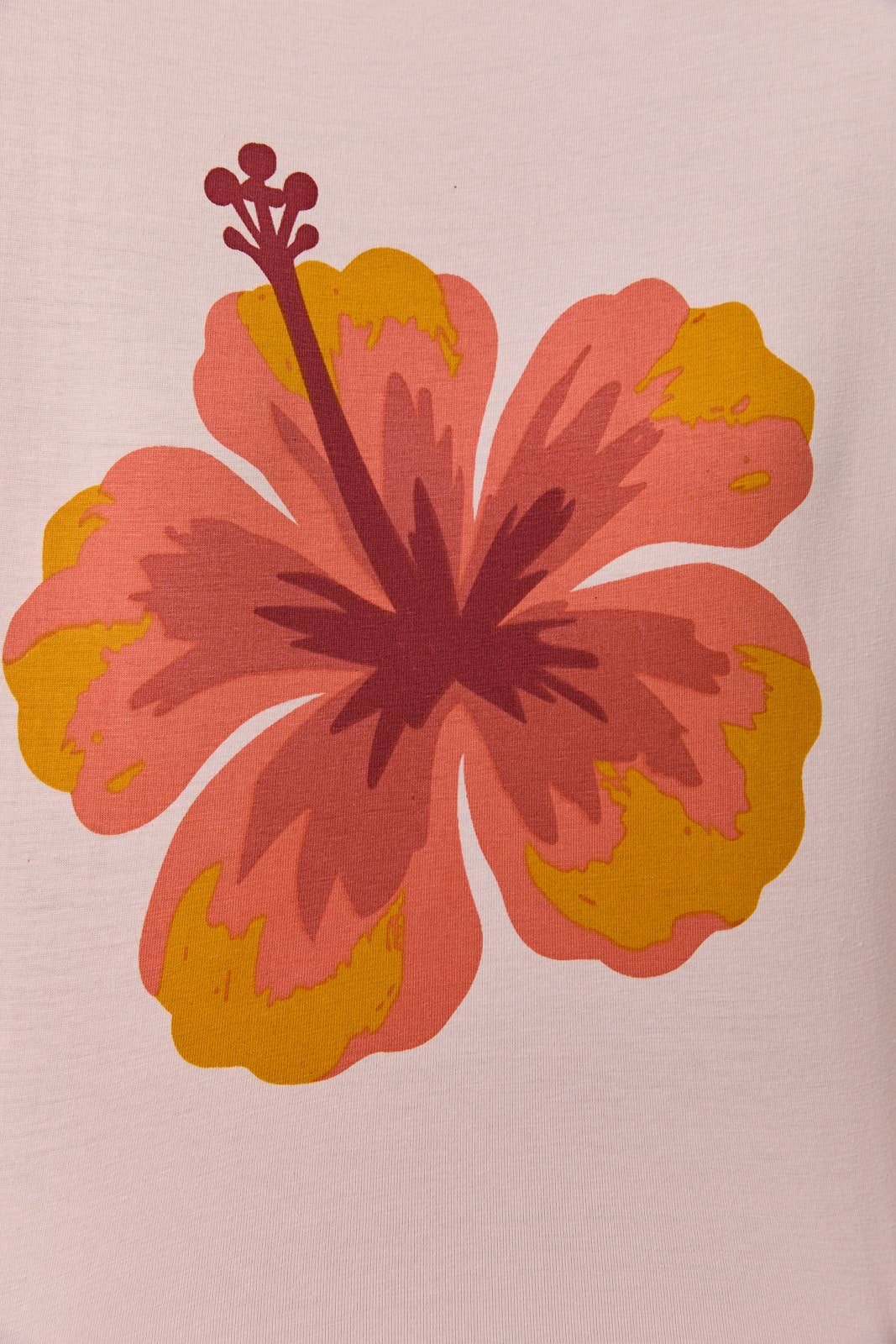 Hibiscus Short Sleeve Top