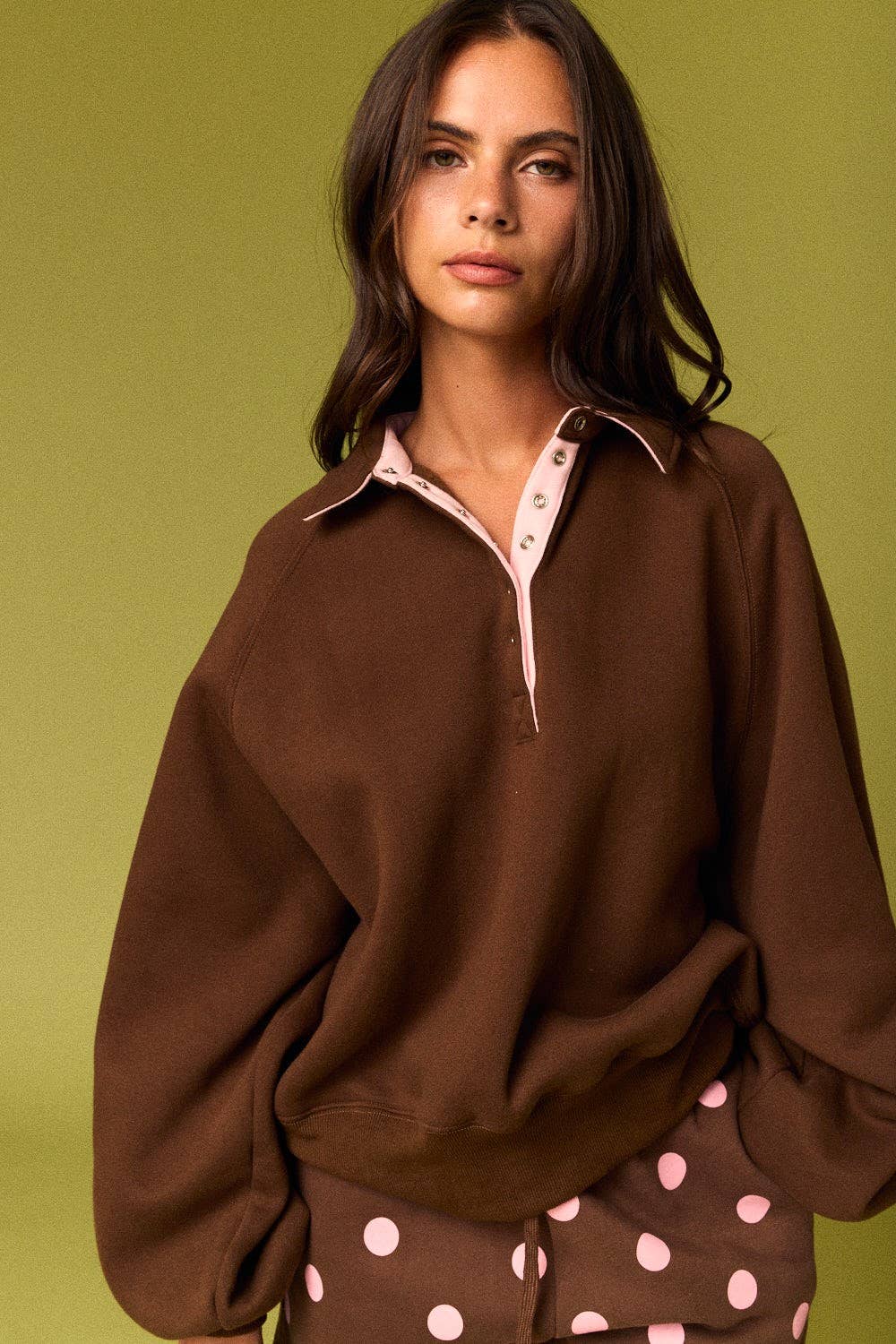 Lila Collared Pullover