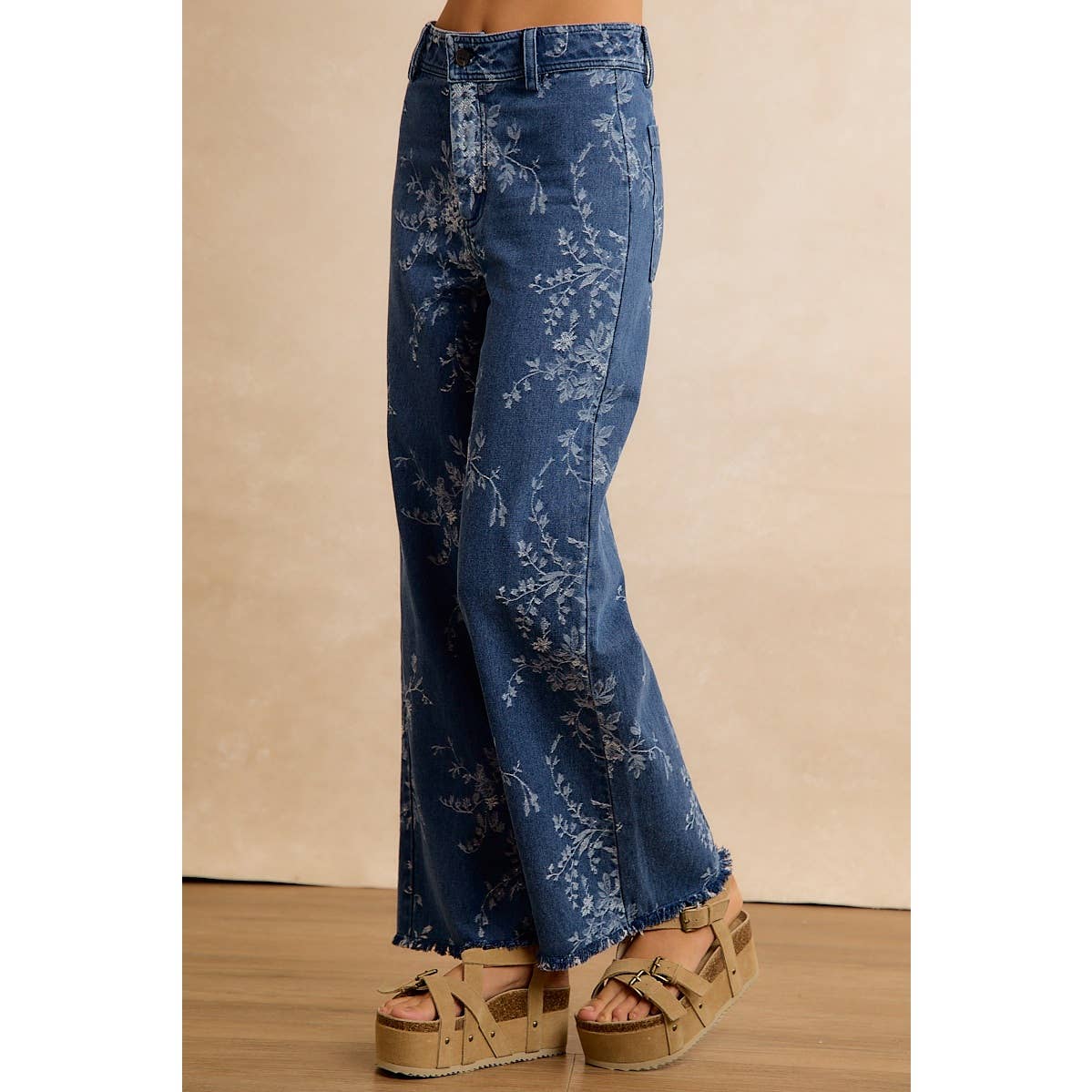 Vintage Vine Wide Leg Jeans