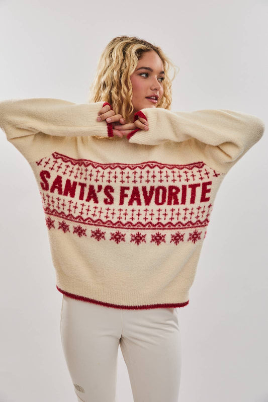 Santa's Favorite Knit Sweater