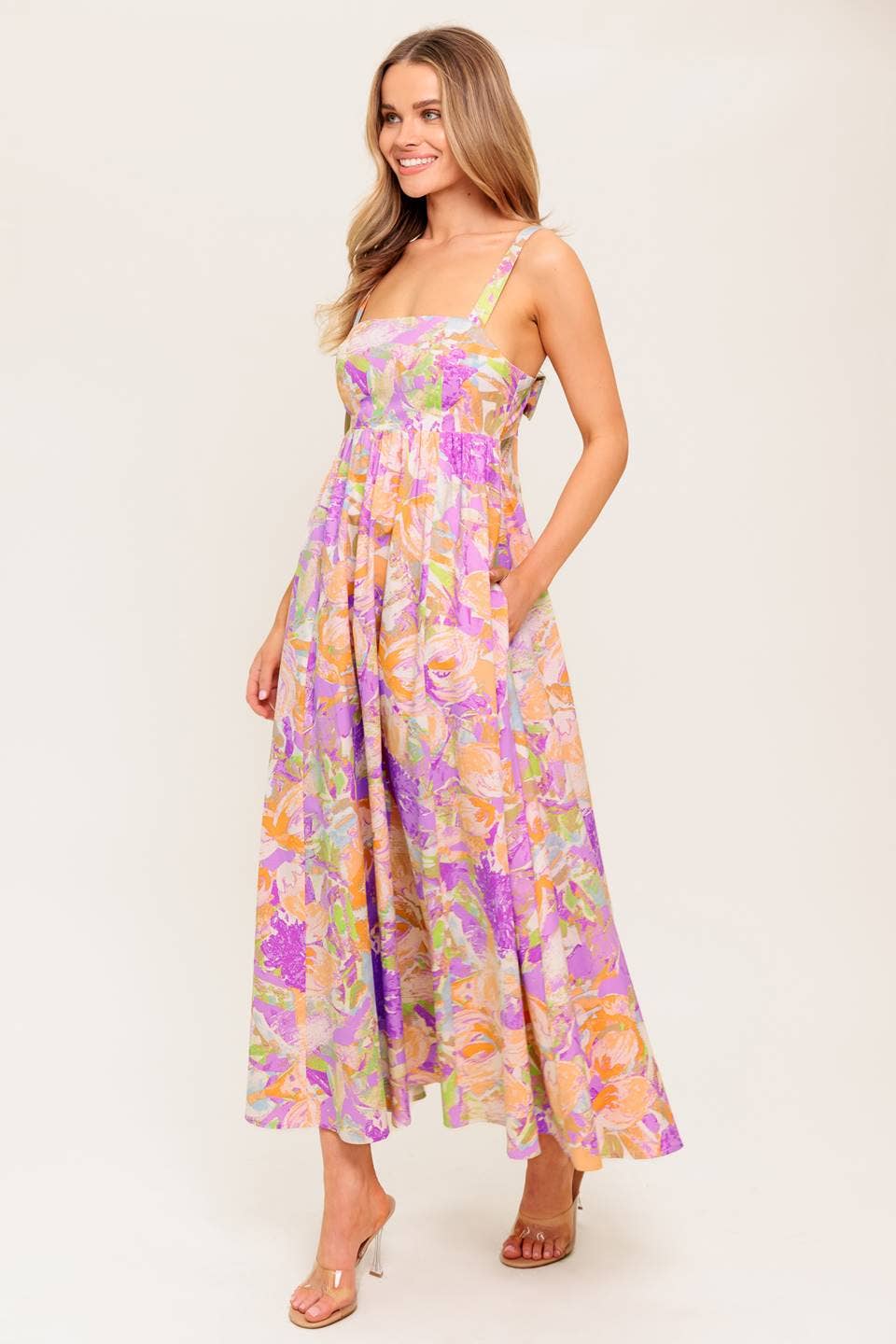 Painted Paradise Midi Dress