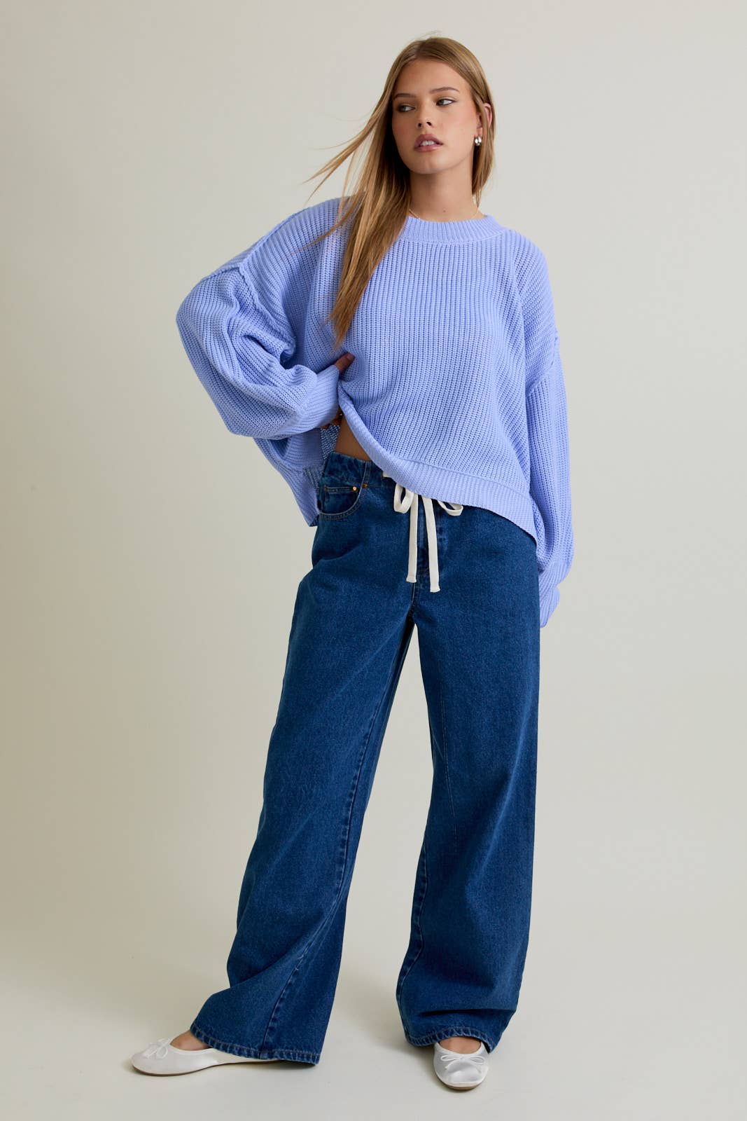 Blue Pullover Sweater