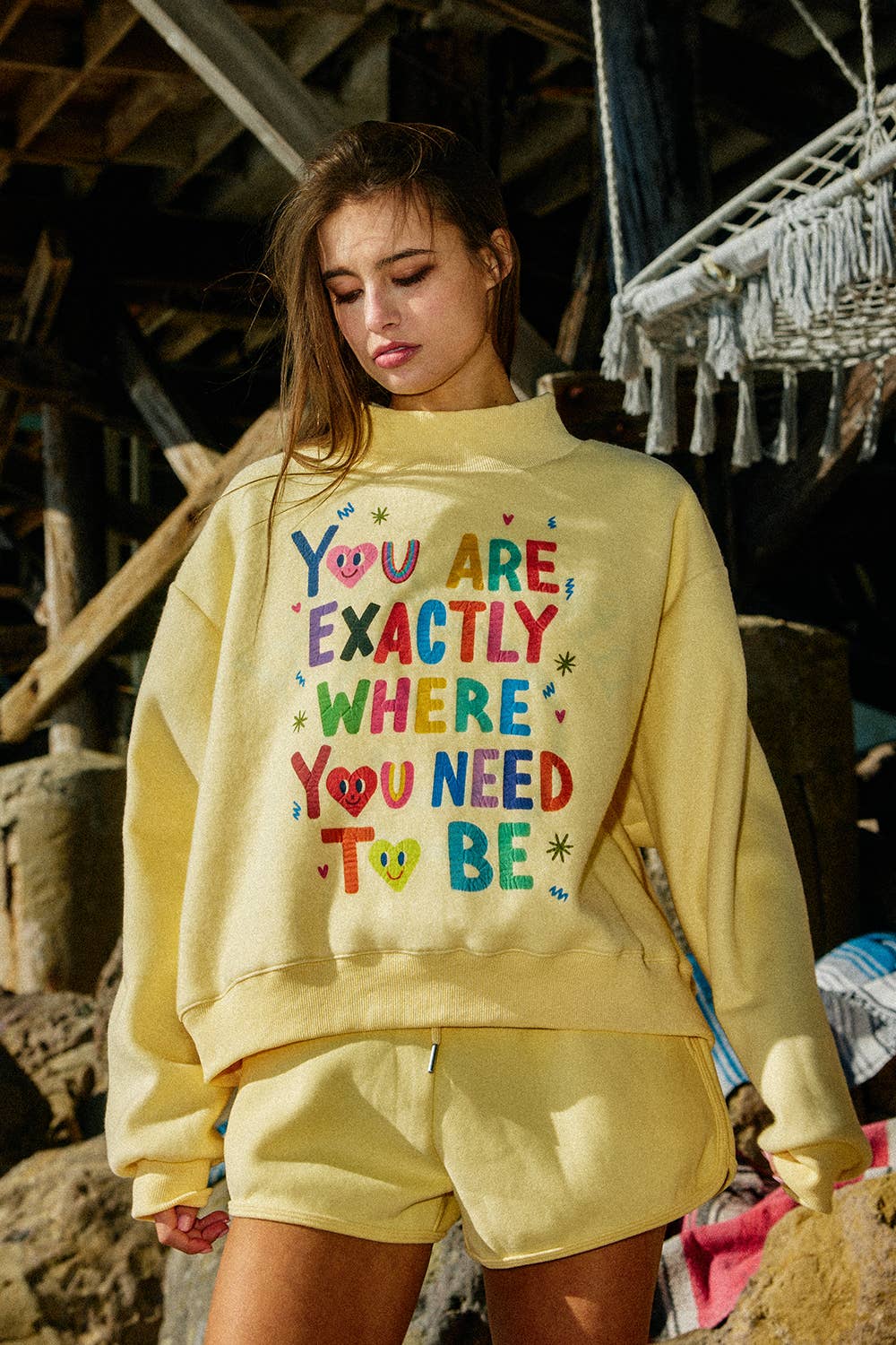 LIFEISGOOD Reversible Sweatshirt