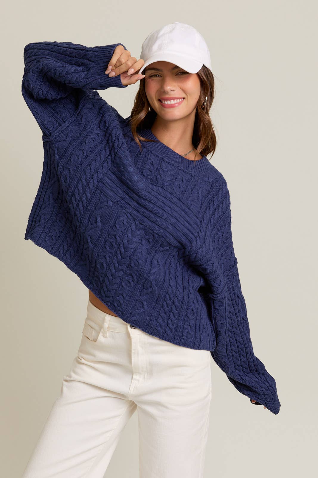 Cozy Red Flag Sweater