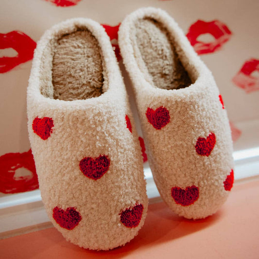 Multi Heart Slippers