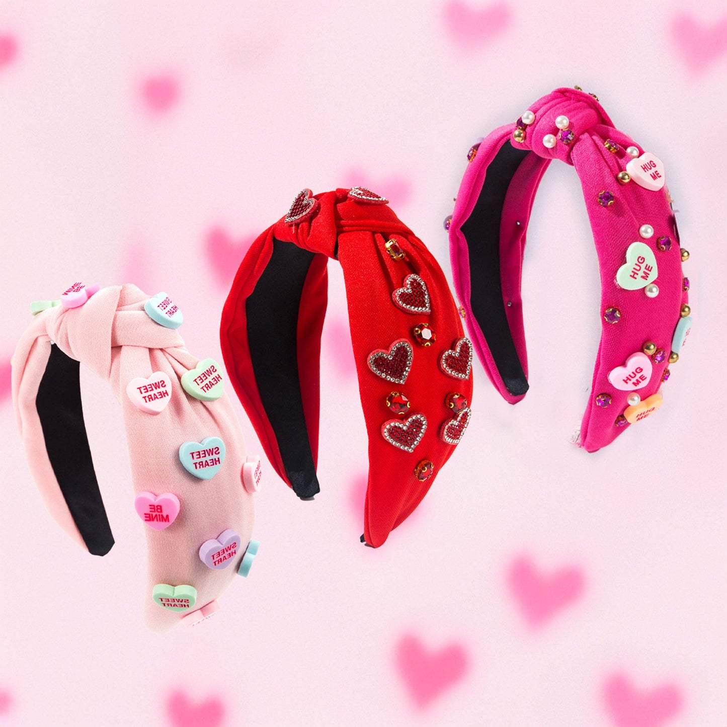 Valentine Knotted Headband