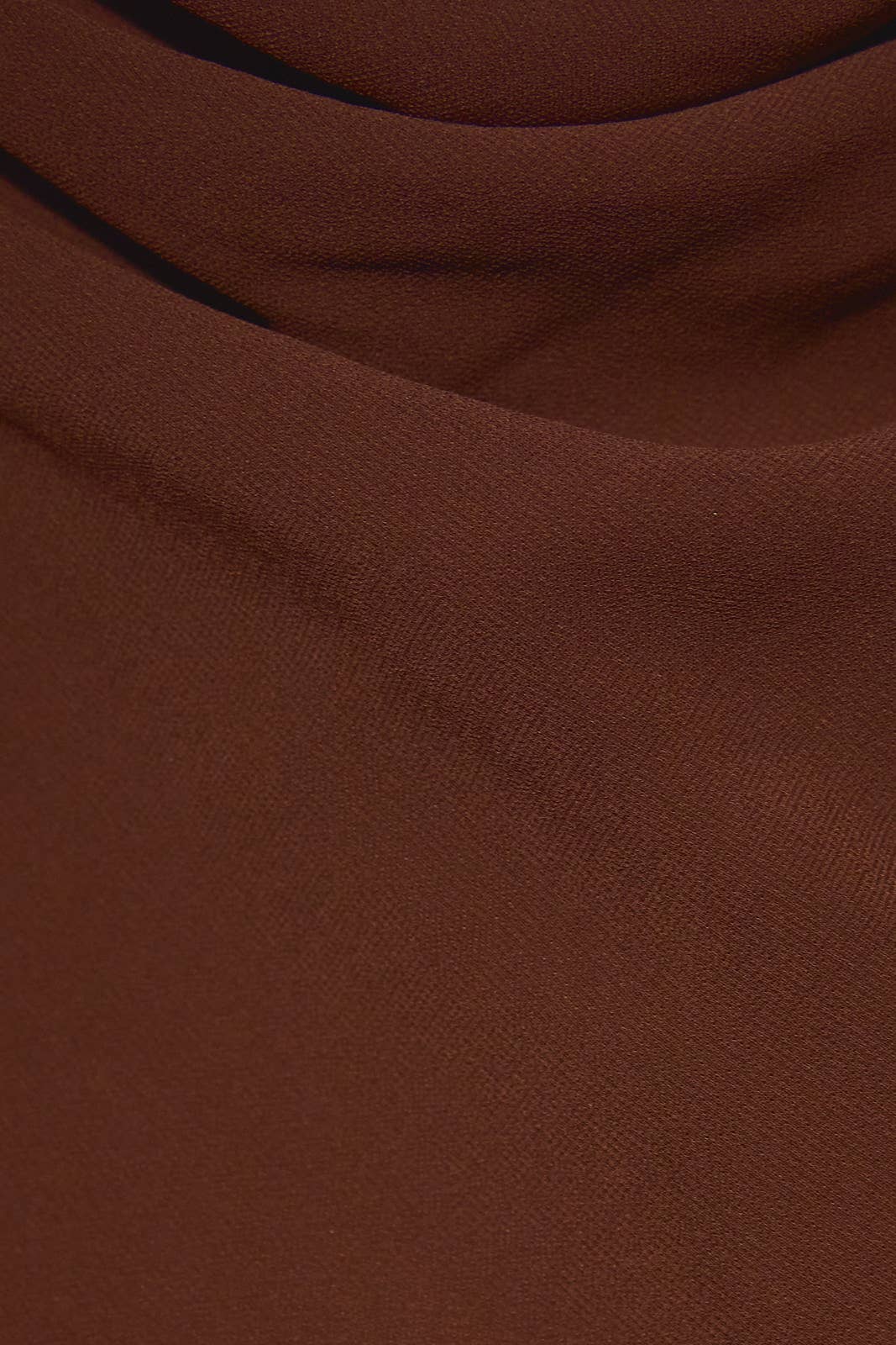 Brown Open Back Midi Dress