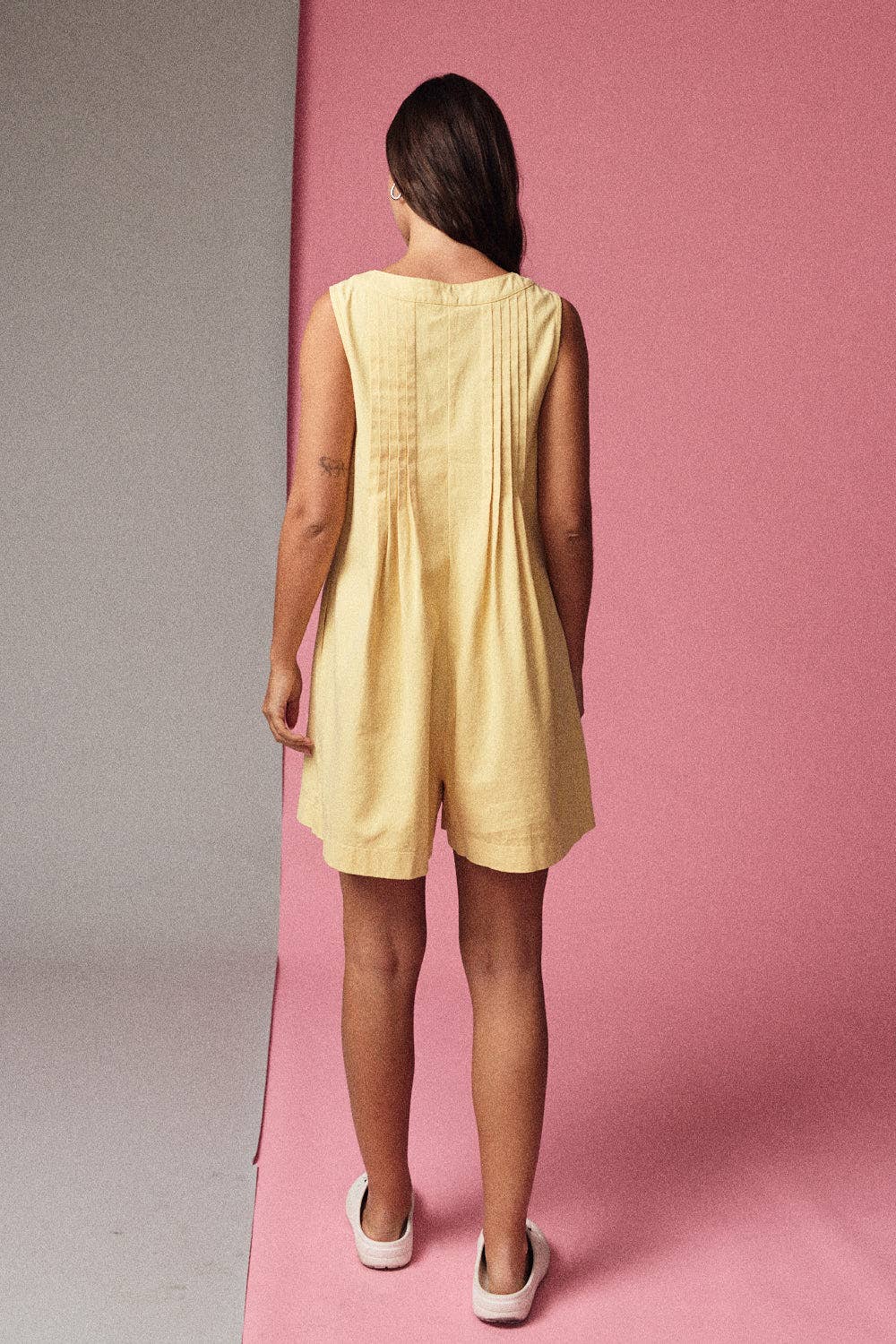 Sunshine Pleated Romper