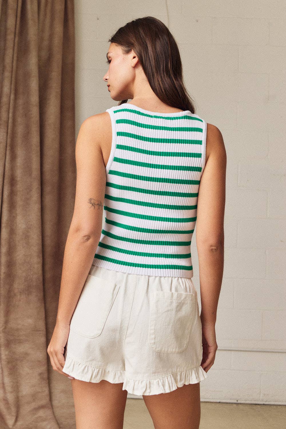 Emerald City Striped Tank