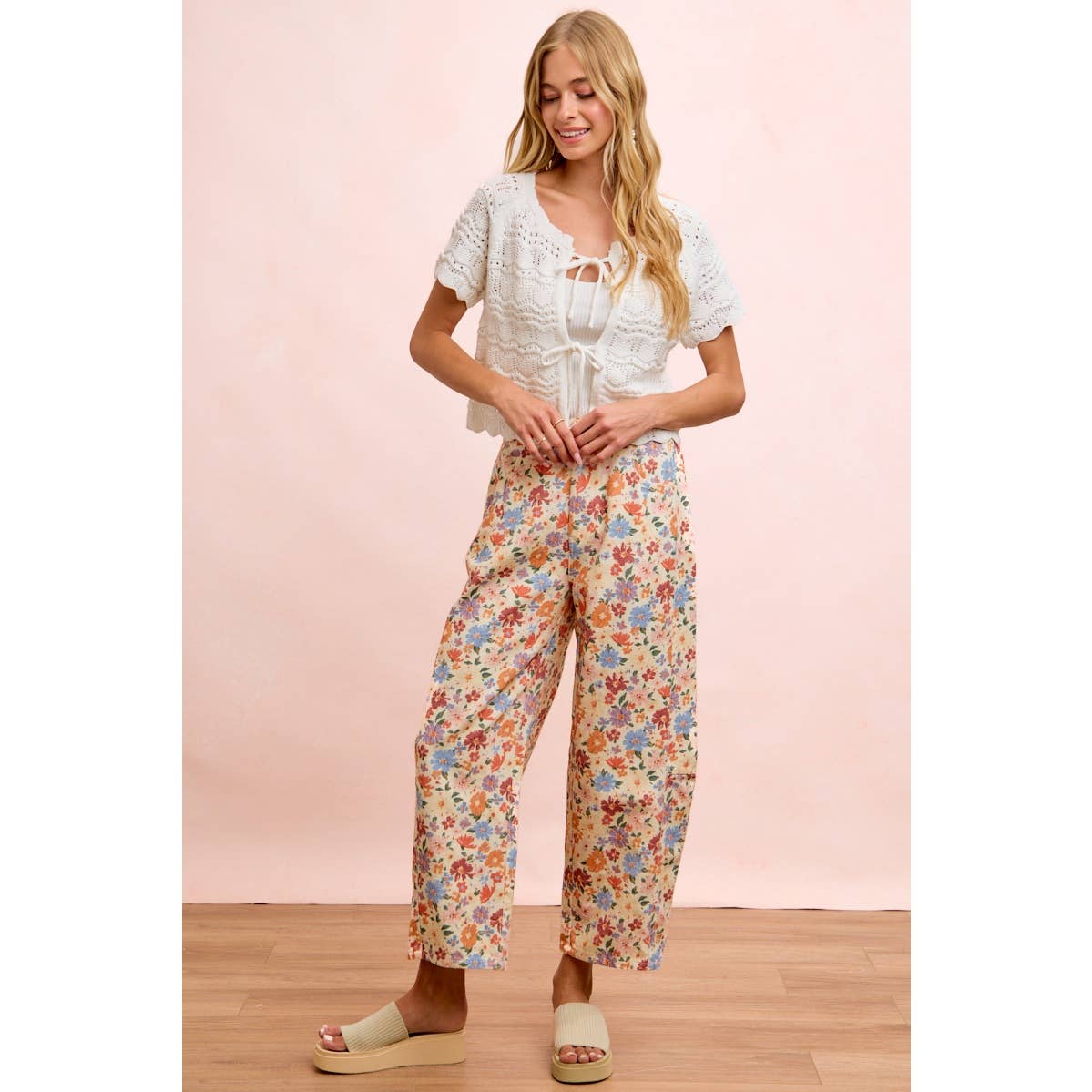 Prairie Petal Barrel Pants
